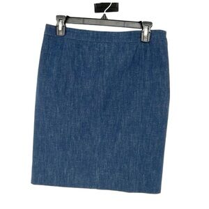 Akris X‎ Bergdorf Goodman Blue Pencil Skirt